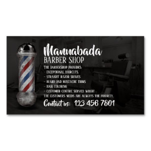 Logo's voor kapstokken levering winkel aangepaste magnetisch visitekaartje