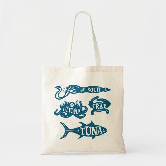 Logo's voor zeevruchten tote bag (Voorkant)