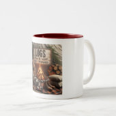 Logs & Lazy Mornings Mok – Cozy Camp Coffee Escape (Voorkant rechts)