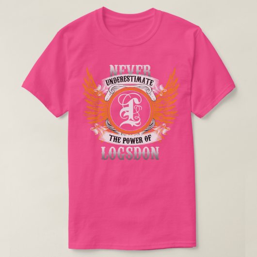 Logsdon Name Shirt onderschat de stroomtoevoer noo (Design voorkant)