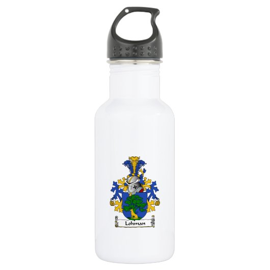 Lohman Family Crest Waterfles (Voorkant)