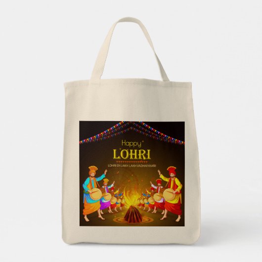 Lohri Canvas Tassen - Eco-vriendelijke en stijlvol (Achterkant)