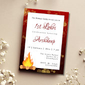 Lohri uitnodigingskaart Eerste Lohri uitnodiging