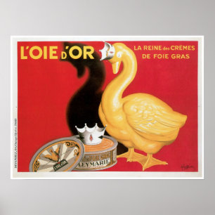 L'oie D'or La Reine Des Cremes  Food ad Poster