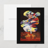 Loie Fuller bij het theater Folies-Bergere Briefkaart (Voorkant / Achterkant)