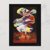 Loie Fuller bij het theater Folies-Bergere Briefkaart (Voorkant)