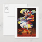Loie Fuller bij het theater Folies-Bergere Briefkaart (Voorkant / Achterkant)