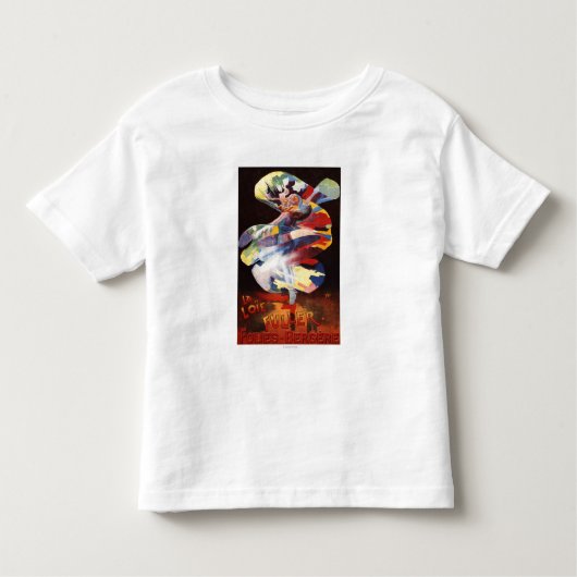 Loie Fuller bij het theater Folies-Bergere Kinder Shirts (Voorkant)