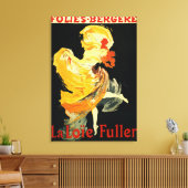 Loie Fuller in het theater Folies-Bergere Canvas Afdruk (Insitu (Woonkamer))