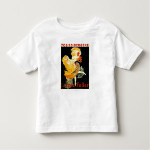 Loie Fuller in het theater Folies-Bergere Kinder Shirts