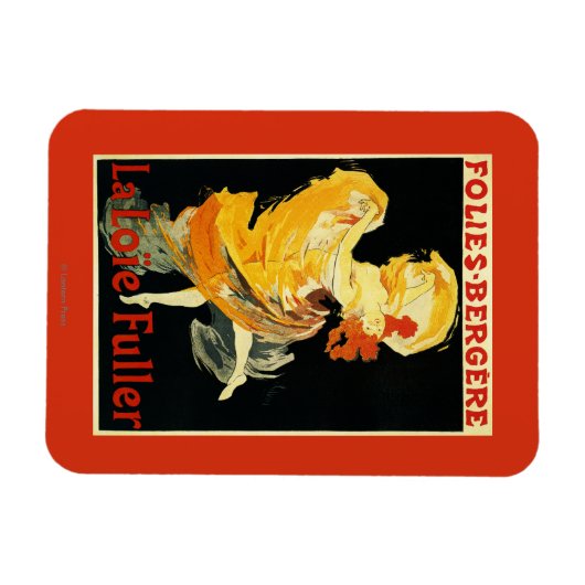 Loie Fuller in het theater Folies-Bergere Magneet (Horizontaal)