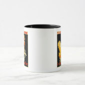 Loie Fuller in het theater Folies-Bergere Mok (Midden)