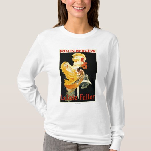 Loie Fuller in het theater Folies-Bergere T-shirt (Voorkant)