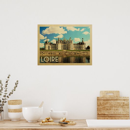 Loire France Poster  - Chateau Chambord (Keuken)