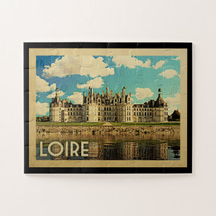 Loire France Vintage Travel - Chateau Chambord Legpuzzel