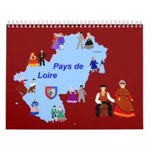 Loire, Frankrijk Kalender