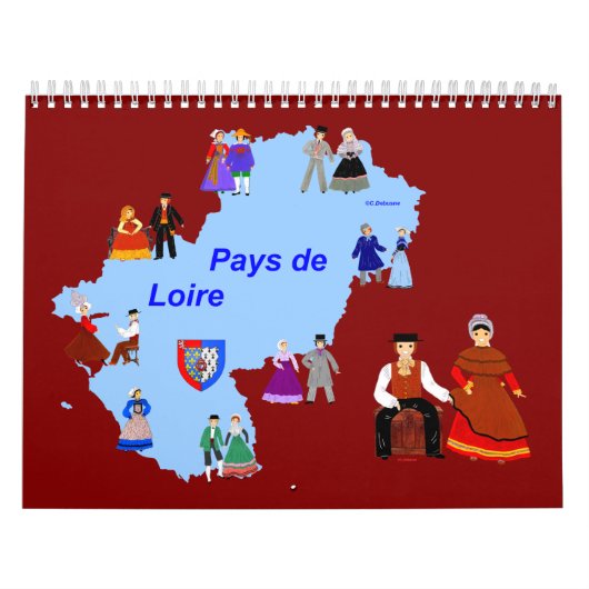 Loire, Frankrijk Kalender (Hoes)