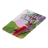 Loire-vallei wijn reisposter magneet (Linkerzijde)