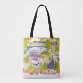 Loire Vallei Wijnregio Schoudertas Tote Bag (Voorkant)