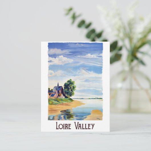 Loire Valley, Frankrijk Briefkaart (Staand voorkant)