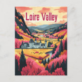 Loire Valley Frankrijk  kunst Briefkaart (Voorkant)