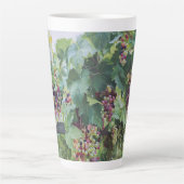 Loire Valley Vineyard – French Grape Painting Latte Mok (Voorkant)