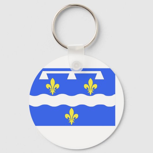 Loiret, Franse vlag Sleutelhanger (Voorkant)