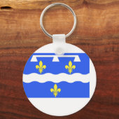 Loiret, Franse vlag Sleutelhanger (Voorkant)