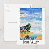 Loirevallei, Frankrijk Briefkaart (Voorkant / Achterkant)