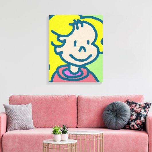 Lois Canvas Afdruk (Insitu (Woonkamer))