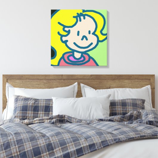 Lois Canvas Afdruk (Insitu (Slaapkamer))