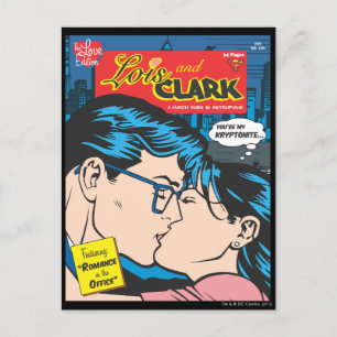 Lois en Clark Comic Briefkaart