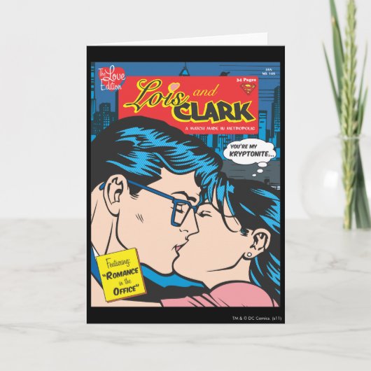 Lois en Clark Comic Kaart (Voorkant)
