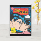 Lois en Clark Comic Kaart (Gele Bloem)