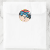 Lois en Clark Comic Ronde Sticker (Tas)