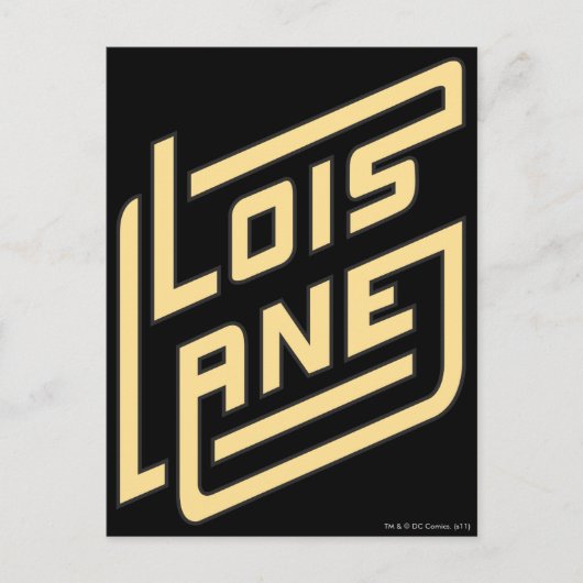 Lois Lane Logo Briefkaart (Voorkant)