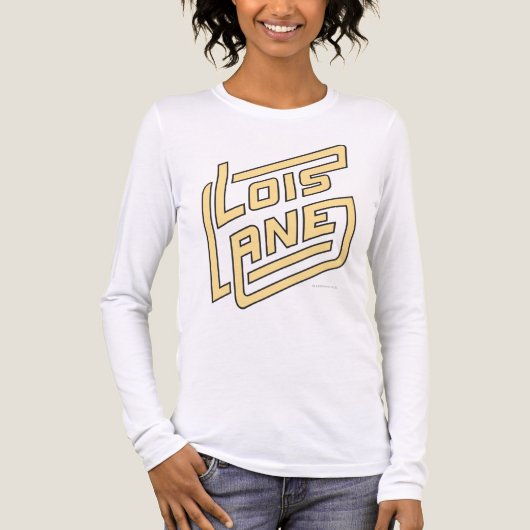 Lois Lane Logo Tri-Blend Shirt (Voorkant volledig)