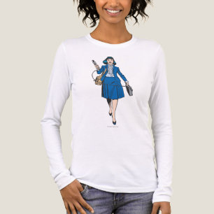 Lois Lane met microfoon Tri-Blend Shirt