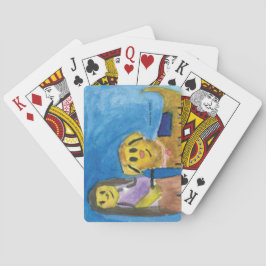 Lois the Therapy Dog - Kinder kunst voor CHOC Pokerkaarten