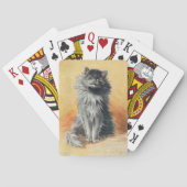 Lois Wain  Grey Cat Speelkaarten (Achterkant)