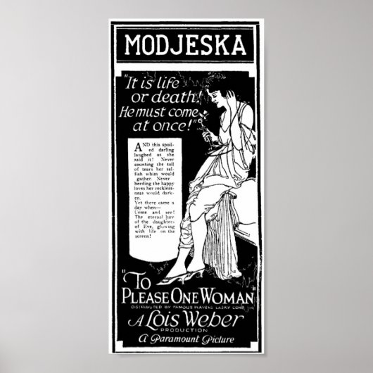 Lois Weber 1921  film en poster (Voorkant)