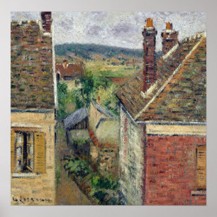 Loiseau - dakbekkens van woningen in Normandië 193 Poster