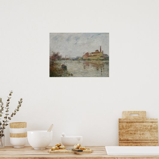 Loiseau - de fabriek aan de rand van de rivier poster (Keuken)