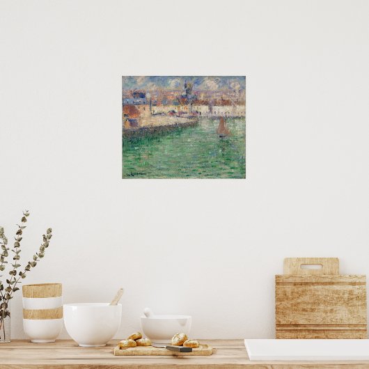 Loiseau - de haven van Dieppe Poster (Keuken)