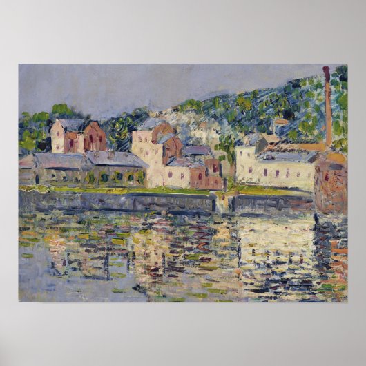Loiseau - De oever van Pontoise Poster (Voorkant)