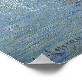 Loiseau - de Suspendu-brug bij Triel Sur Seine ... Poster (Hoek)