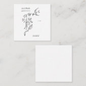 L'oiseau et le bouquet, door Apollinaire Notitiekaartje (Voorkant / Achterkant)