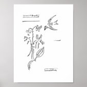 L'oiseau et le bouquet, door Apollinaire Poster (Voorkant)