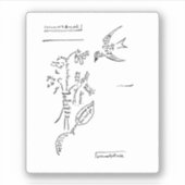 L'oiseau et le bouquet, door Apollinaire Sticker (Voorkant)