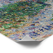 Loiseau - Riverside de Seine in Port de Joie Poster (Hoek)